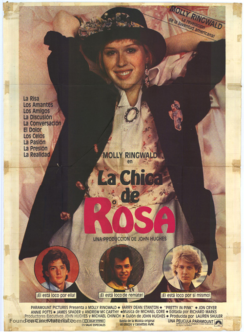 Pretty in Pink - Italian Movie Poster