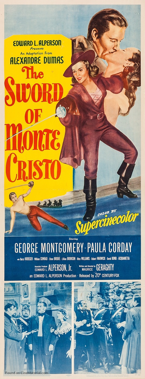 The Sword of Monte Cristo - Movie Poster