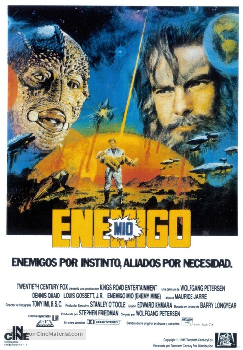 Enemy Mine - Spanish Movie Poster