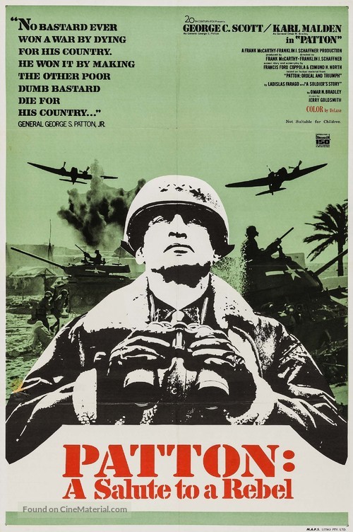 Patton - Australian Movie Poster