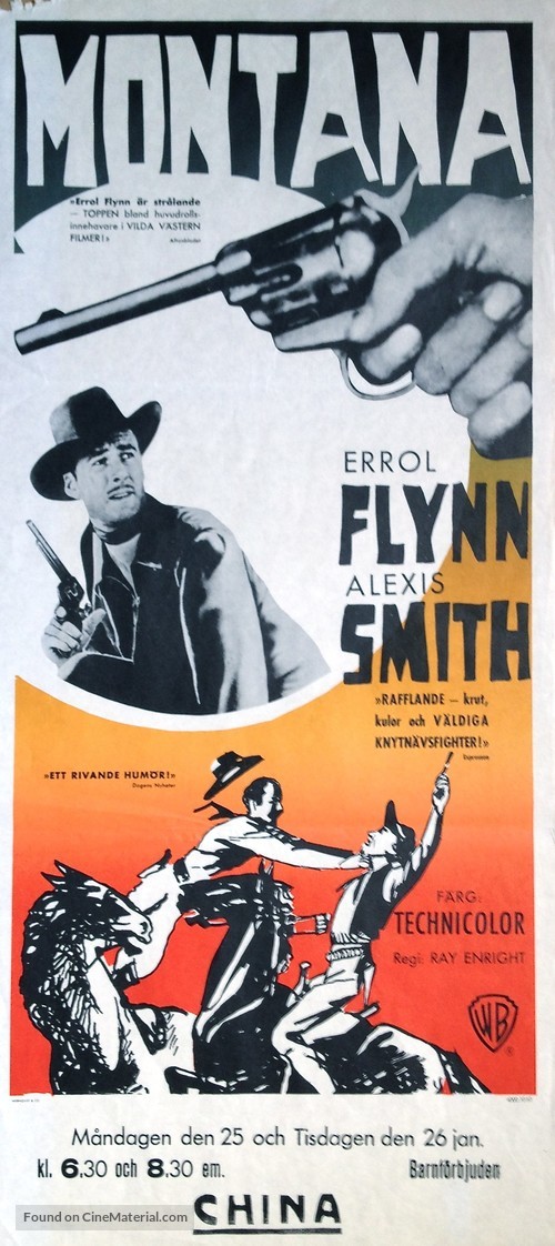 Montana - Swedish Movie Poster