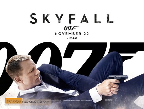 Skyfall - Australian Movie Poster