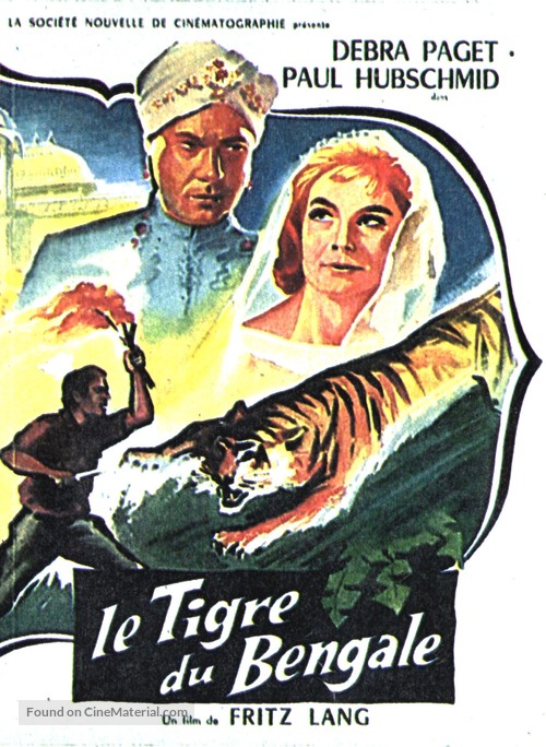 Der Tiger von Eschnapur - French poster