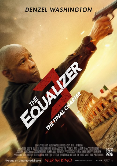 The Equalizer 3 - German Movie Poster