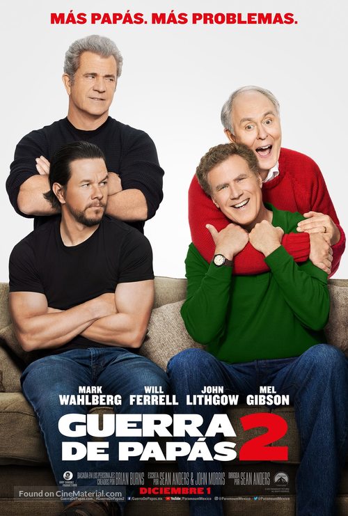 Daddy&#039;s Home 2 - Mexican Movie Poster