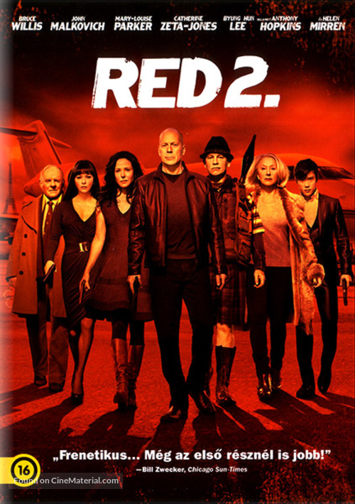 RED 2 - Hungarian DVD movie cover