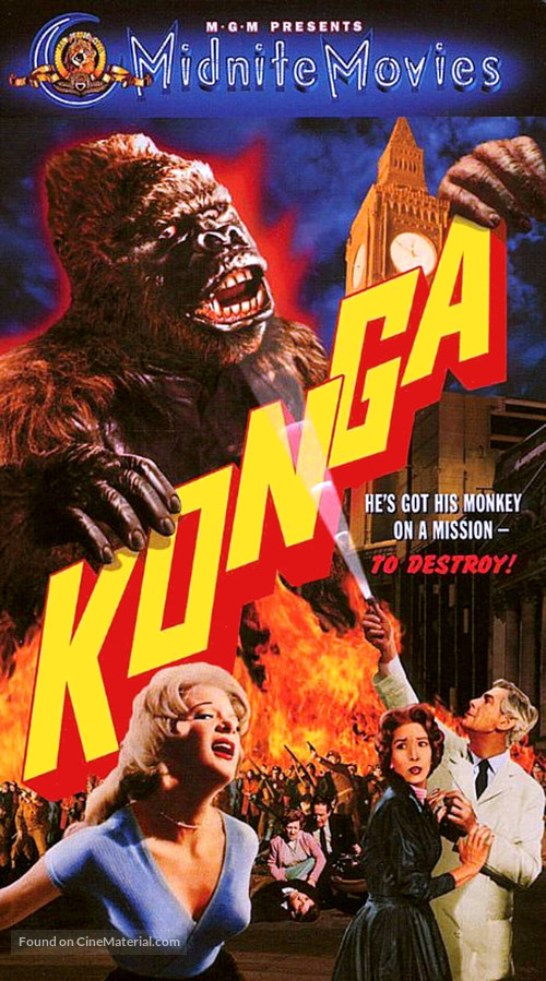 Konga - VHS movie cover