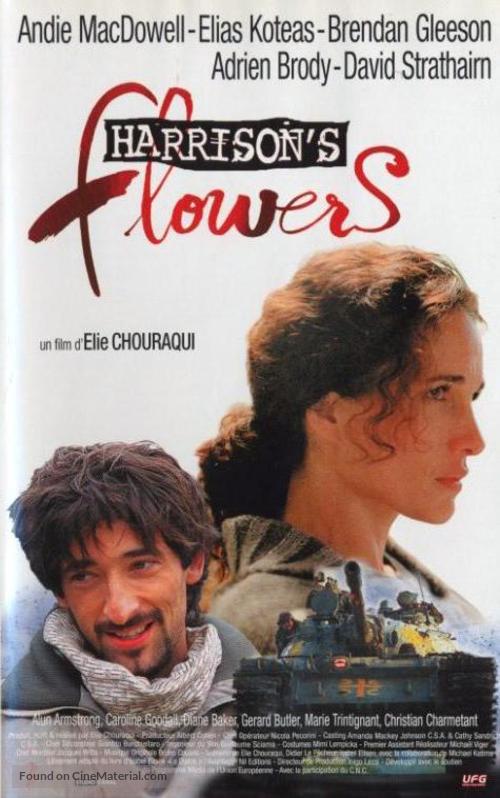 Harrison&#039;s Flowers - French Movie Poster