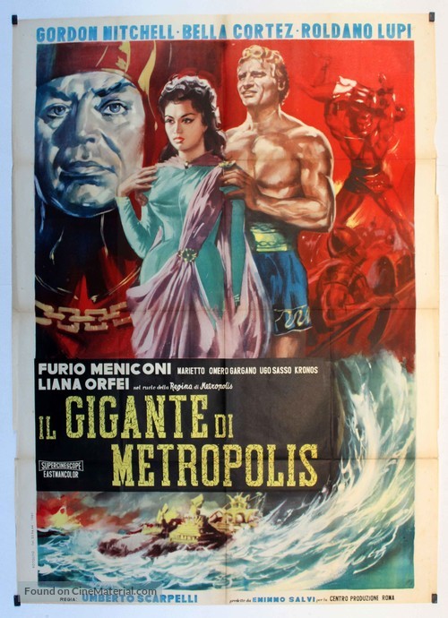 Il gigante di Metropolis - Italian Movie Poster