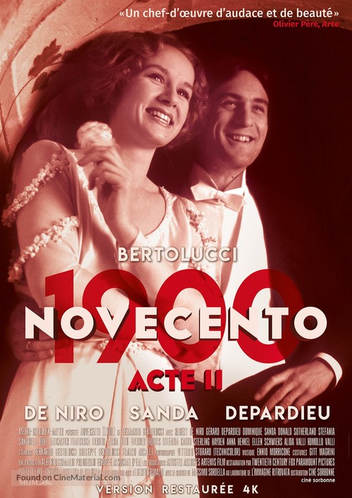 Novecento - French Re-release movie poster