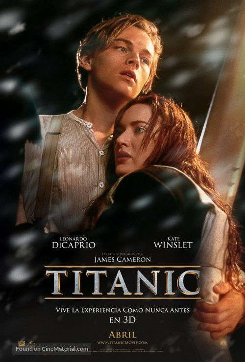 Titanic - Mexican Re-release movie poster