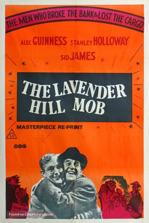 The Lavender Hill Mob - Australian Movie Poster