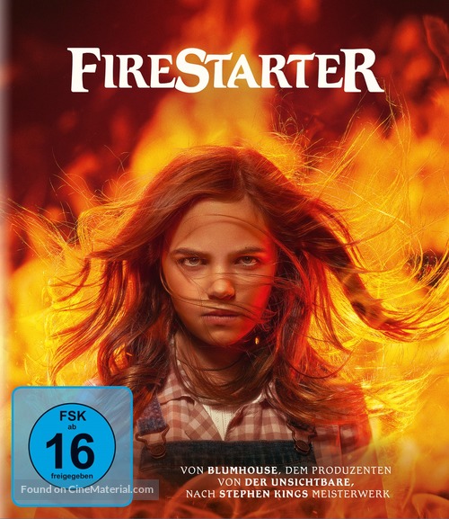 Firestarter - German Blu-Ray movie cover