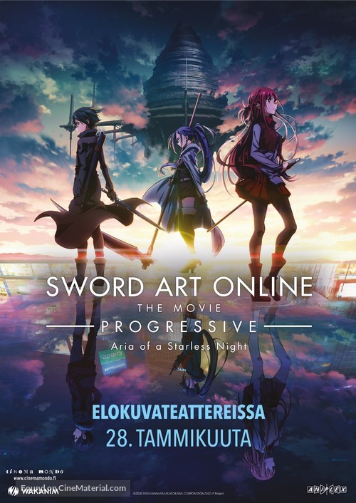 Gekij&ocirc;ban Sword Art Online Progressive Hoshi naki yoru no Aria - Finnish Movie Poster