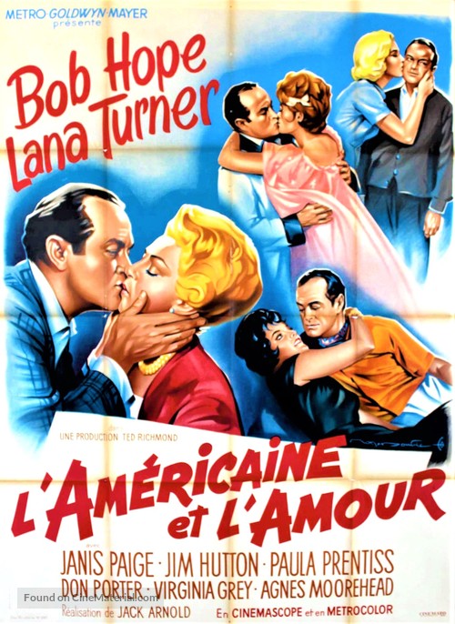 Bachelor in Paradise - French Movie Poster