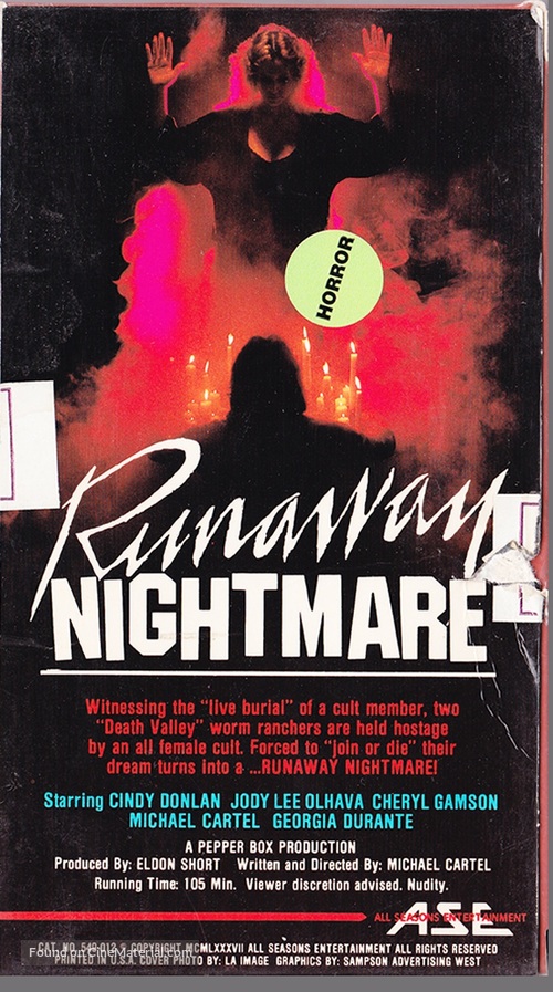 Runaway Nightmare - Movie Cover