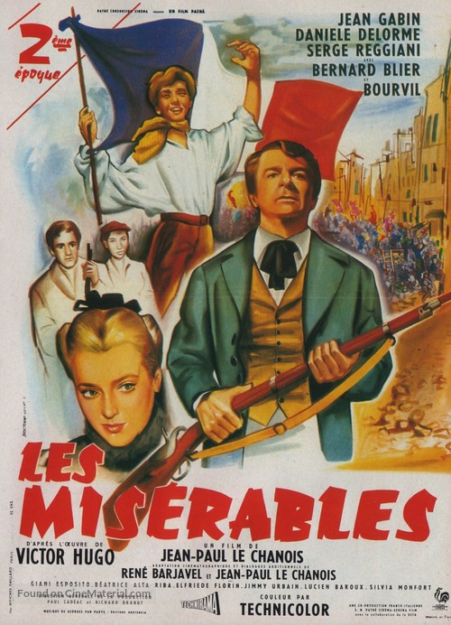 Les Mis&eacute;rables - French Movie Poster