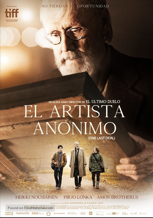 Tuntematon mestari - Mexican Movie Poster