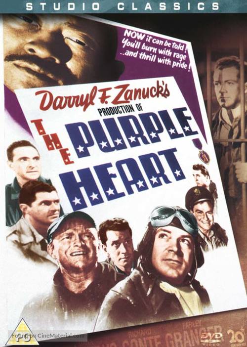 The Purple Heart - British Movie Cover