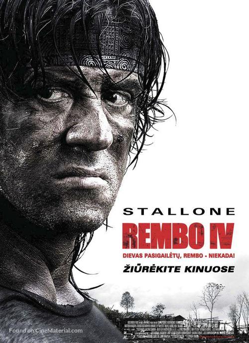Rambo - Lithuanian Movie Poster