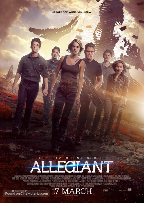 The Divergent Series: Allegiant - Singaporean Movie Poster