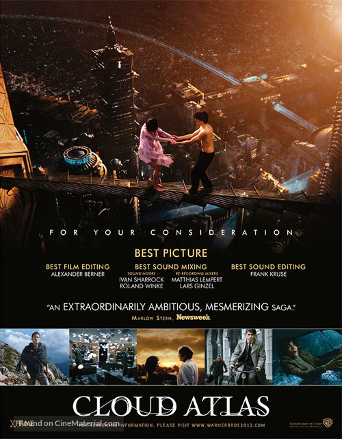 Cloud Atlas - For your consideration movie poster