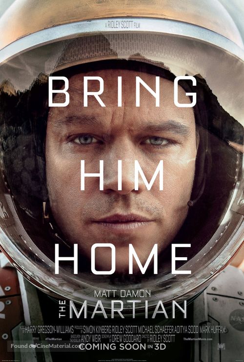 The Martian - Movie Poster