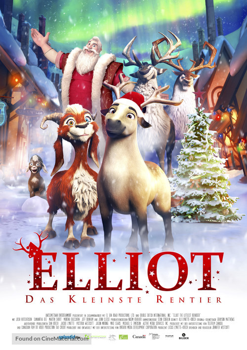 Elliot the Littlest Reindeer - German Movie Poster