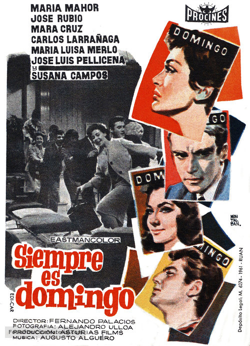 Siempre es domingo - Spanish Movie Poster