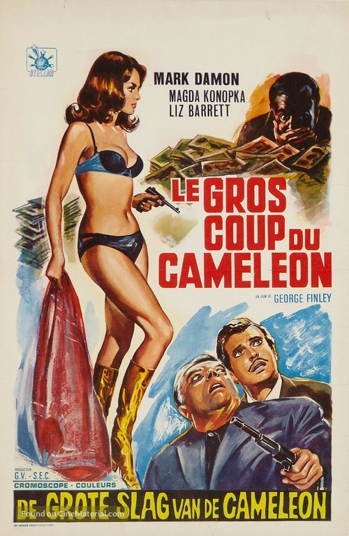 Colpo doppio del camaleonte d&#039;oro - Belgian Movie Poster