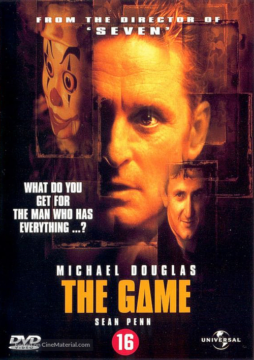 The Game - Dutch DVD movie cover