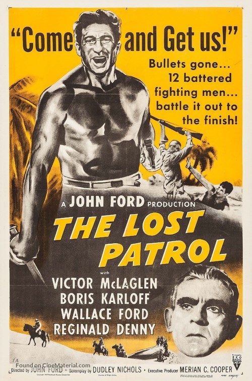 The Lost Patrol - Movie Poster