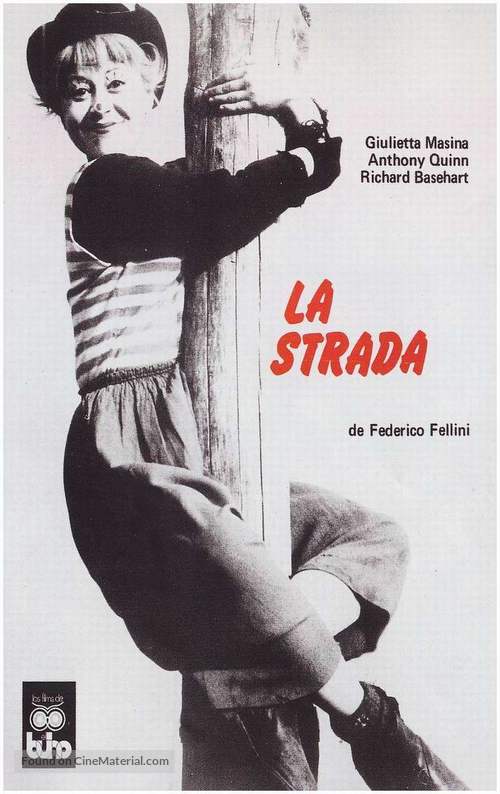 La strada - Spanish Movie Cover