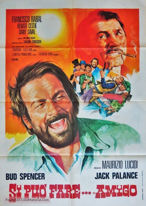 Si pu&ograve; fare... amigo - Italian Movie Poster