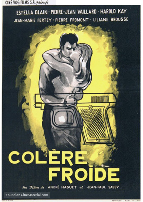 Col&egrave;re froide - Belgian Movie Poster