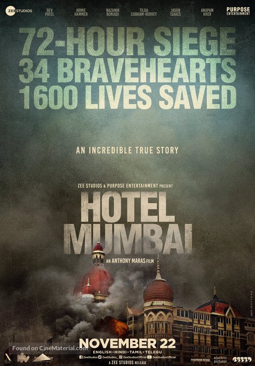 Hotel Mumbai - Indian Movie Poster