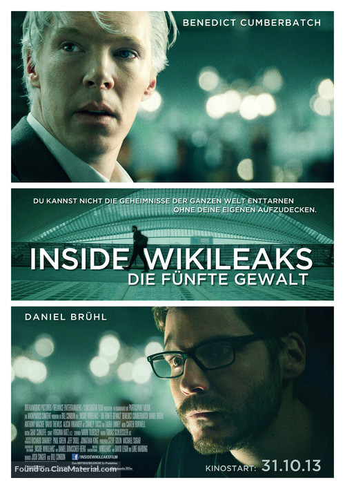 The Fifth Estate - German Movie Poster