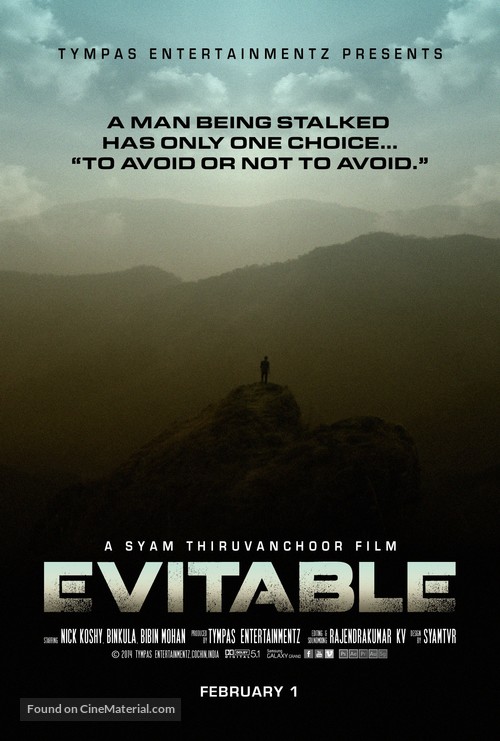 Evitable - Indian Movie Poster