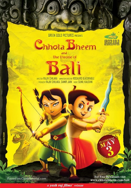 Chhota Bheem and the Throne of Bali - Indian Movie Poster