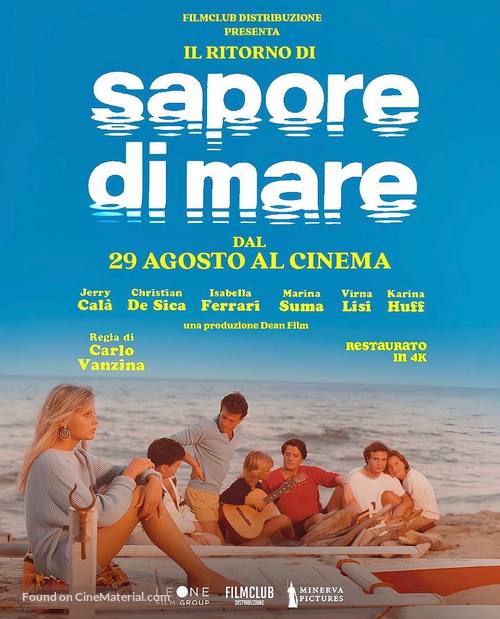 Sapore di mare - Italian Re-release movie poster