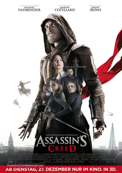 Assassin&#039;s Creed - German Movie Poster