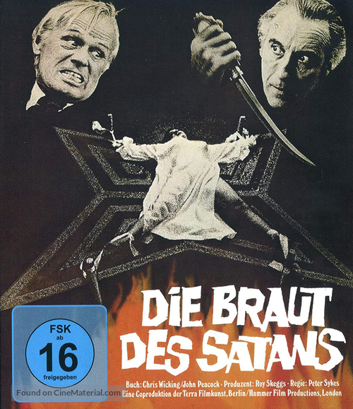 To the Devil a Daughter - German Blu-Ray movie cover