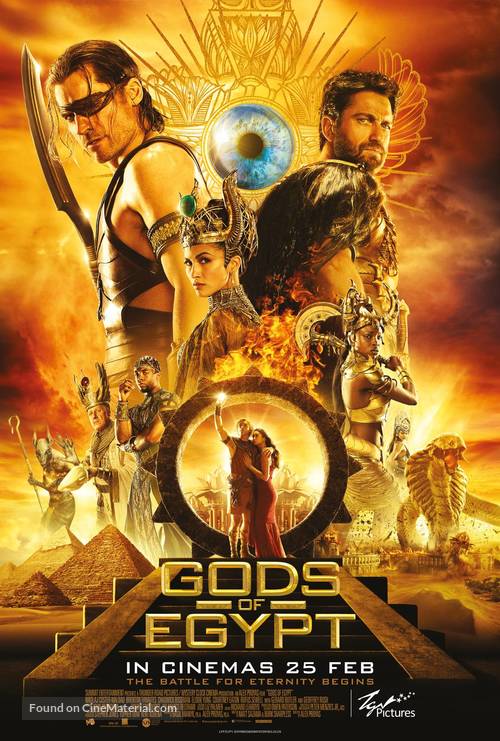 Gods of Egypt - Malaysian Movie Poster