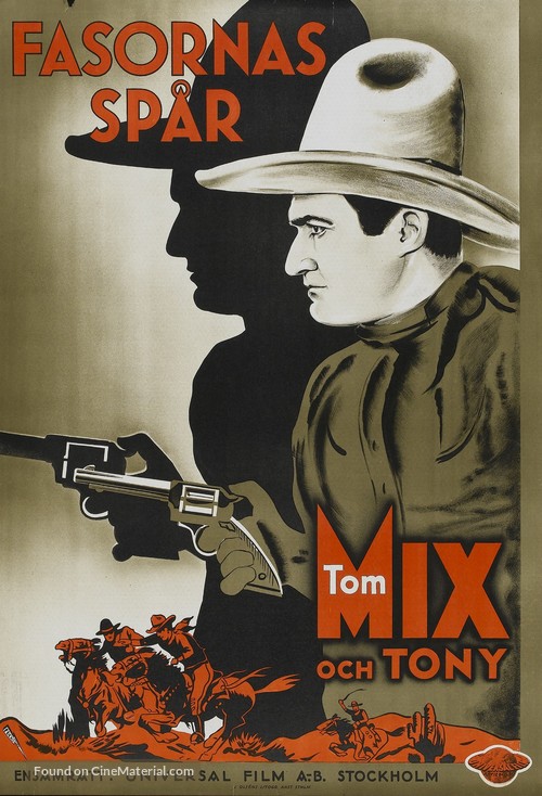 Flaming Guns - Swedish Movie Poster