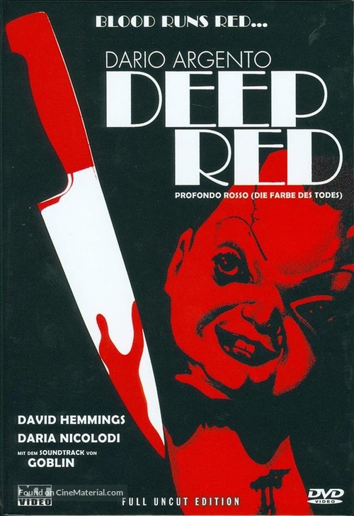 Profondo rosso - Austrian DVD movie cover