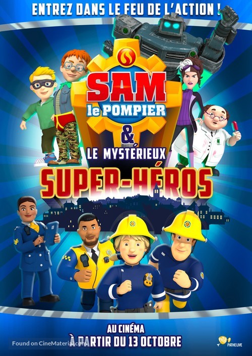 Fireman Sam: Norman Price and the Mystery in the Sky - French Movie Poster