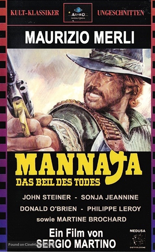 Mannaja - German VHS movie cover