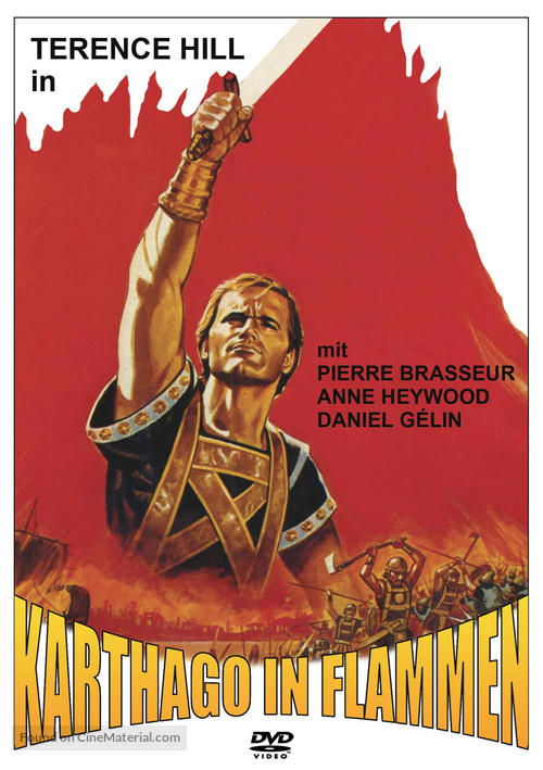 Cartagine in fiamme - German Movie Poster
