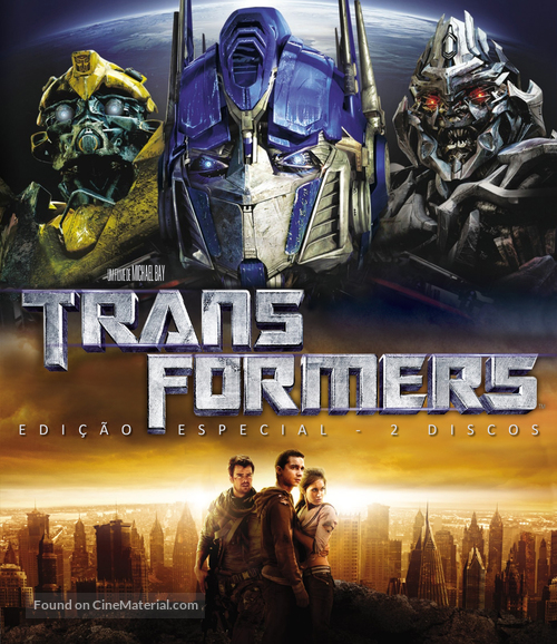 Transformers - Brazilian Blu-Ray movie cover