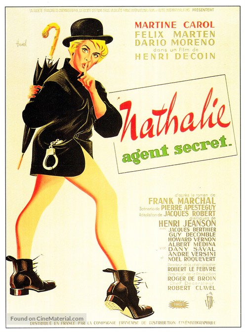 Nathalie, agent secret - French Movie Poster